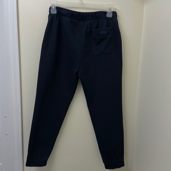 Hugo Boss Unisex 100% Cotton Dark Blue Jogging Pants Size S Unisex - Picture 9 of 14